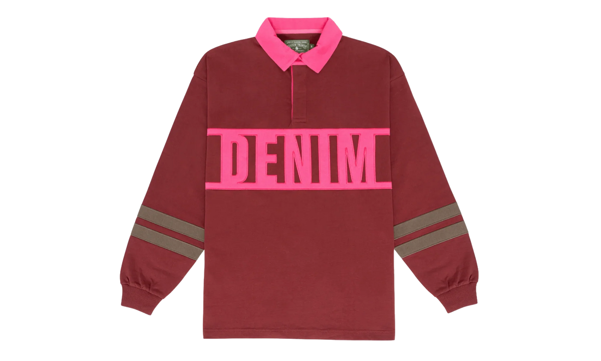 Down By The Tears Long Sleeve Rugby "Pink" DT356