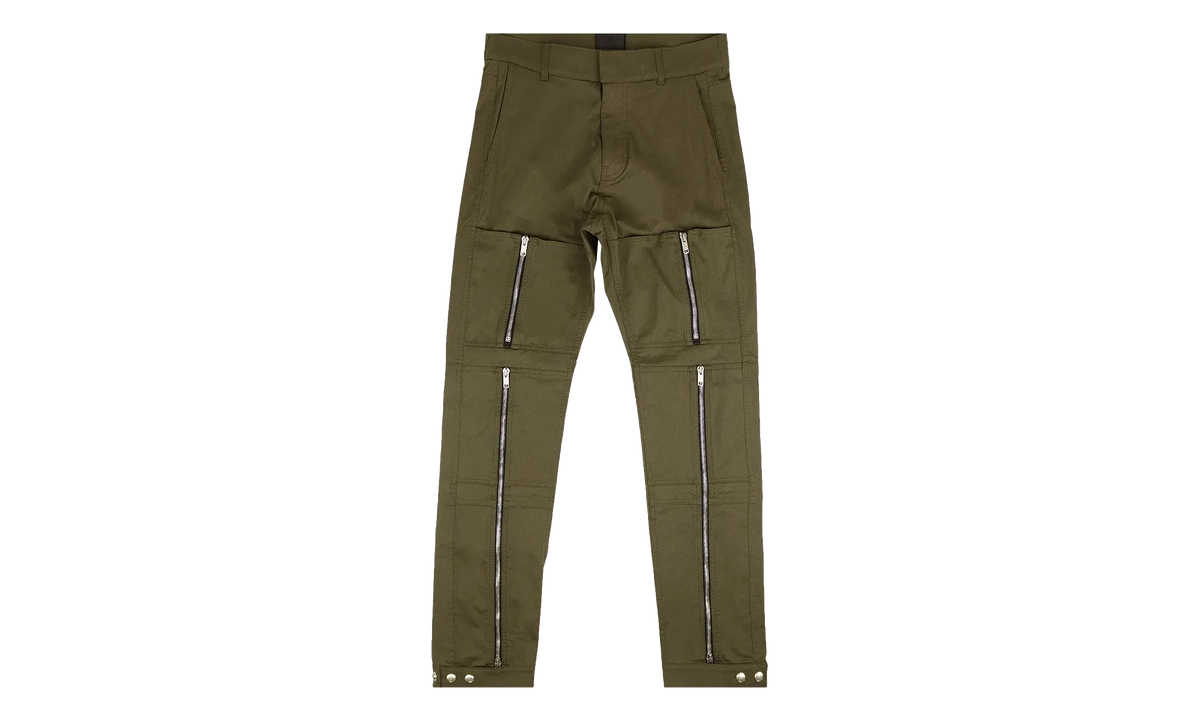 Zip Detail Pants "Khaki Green" BM50UC1308 313