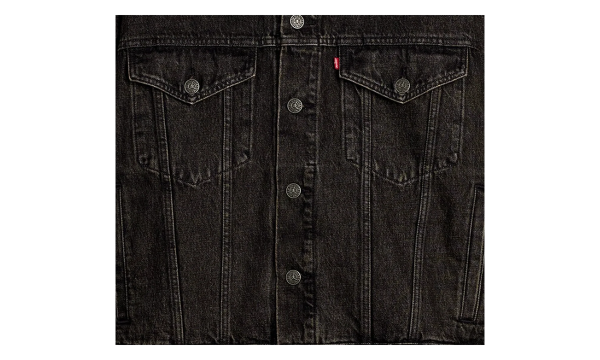Jordan x Levi's Type III Trucker Jacket "Black / Wash Black" 055FC-0000
