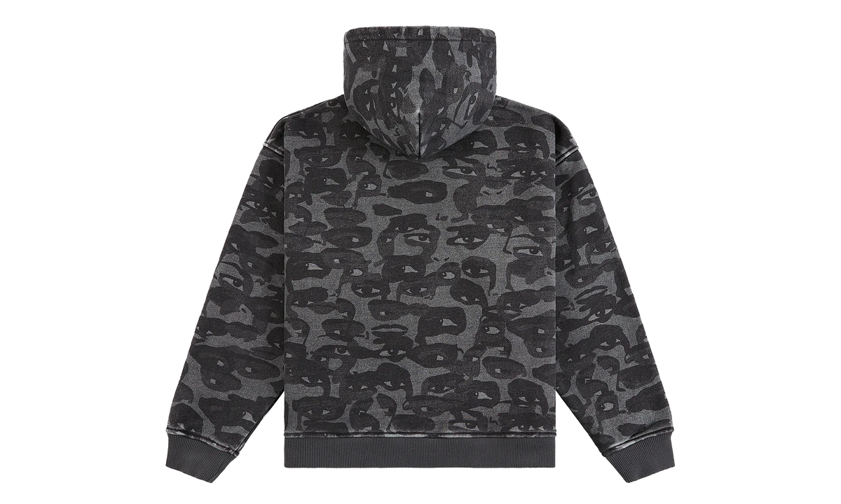 Kid Super Face Camo Hoodie "Black" KS006
