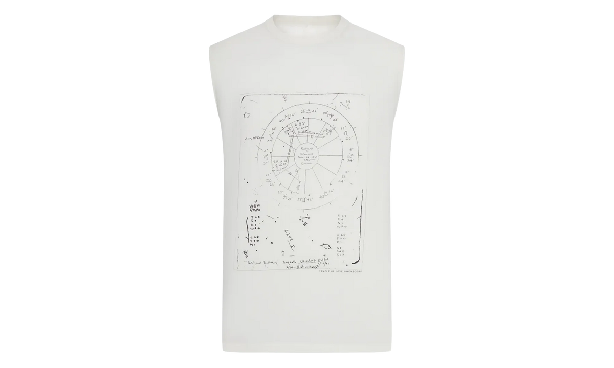Concordian Brad Sleeveless T-shirt "Milk / Black" RR01F2132 JAEP13 1109