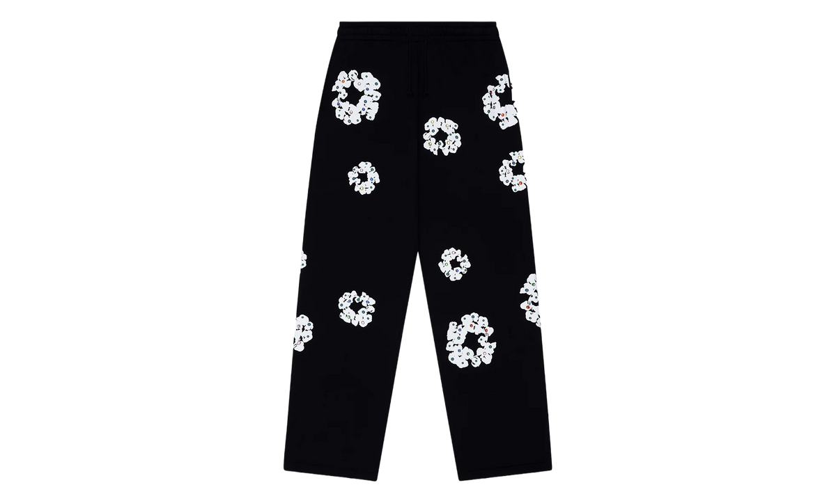 Rhinestone Sweatpants "FW25 - Black" DT420