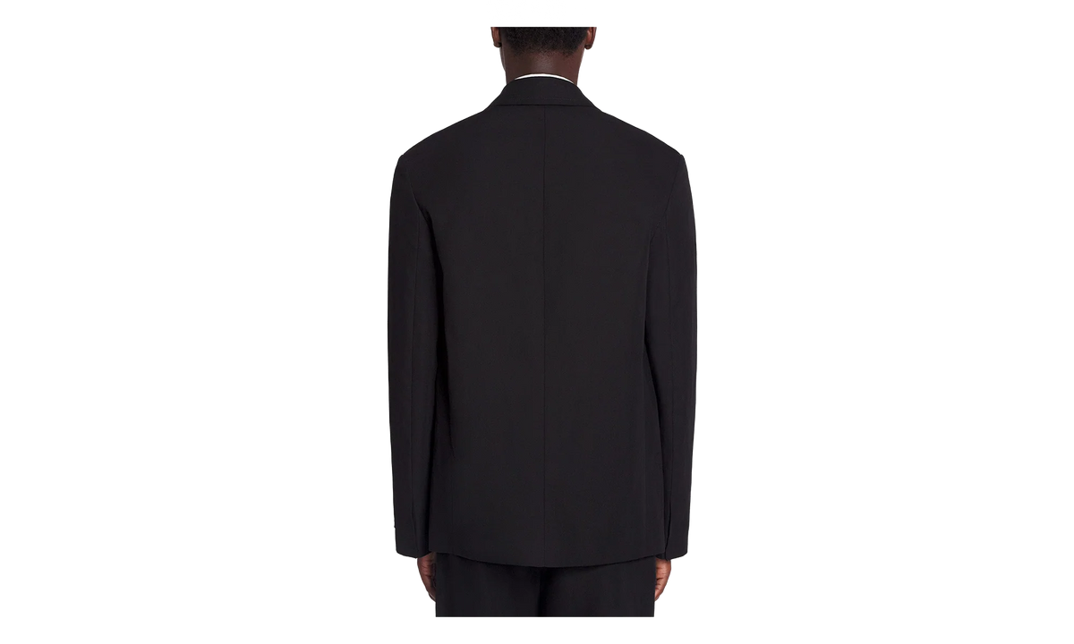 LINEN DECONSTRUCTED SINGLE-BREASTED JACKET "Black" RM JA0122 5870 P24 10