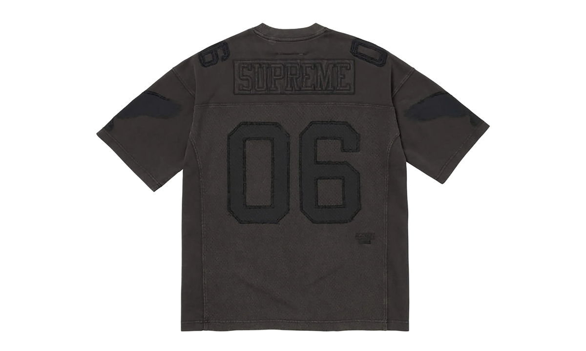 MM6 Maison Margiela Cotton Football Jersey "SS26 - Black" SU27175