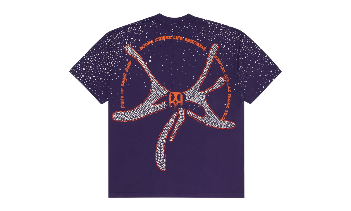 Rhinestone T-Shirt "Young Thug - Purple" 3VTHVDXD