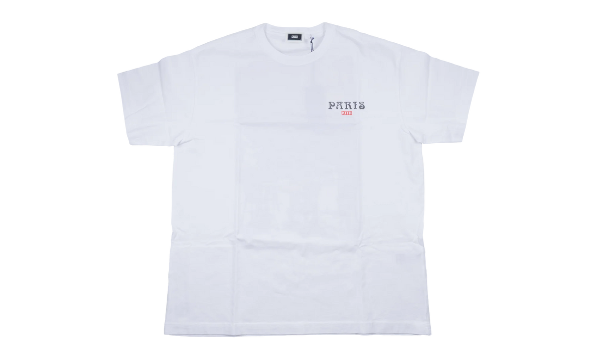 Paris Eiffel Cafe Logo Tee "White" KHM034690 101