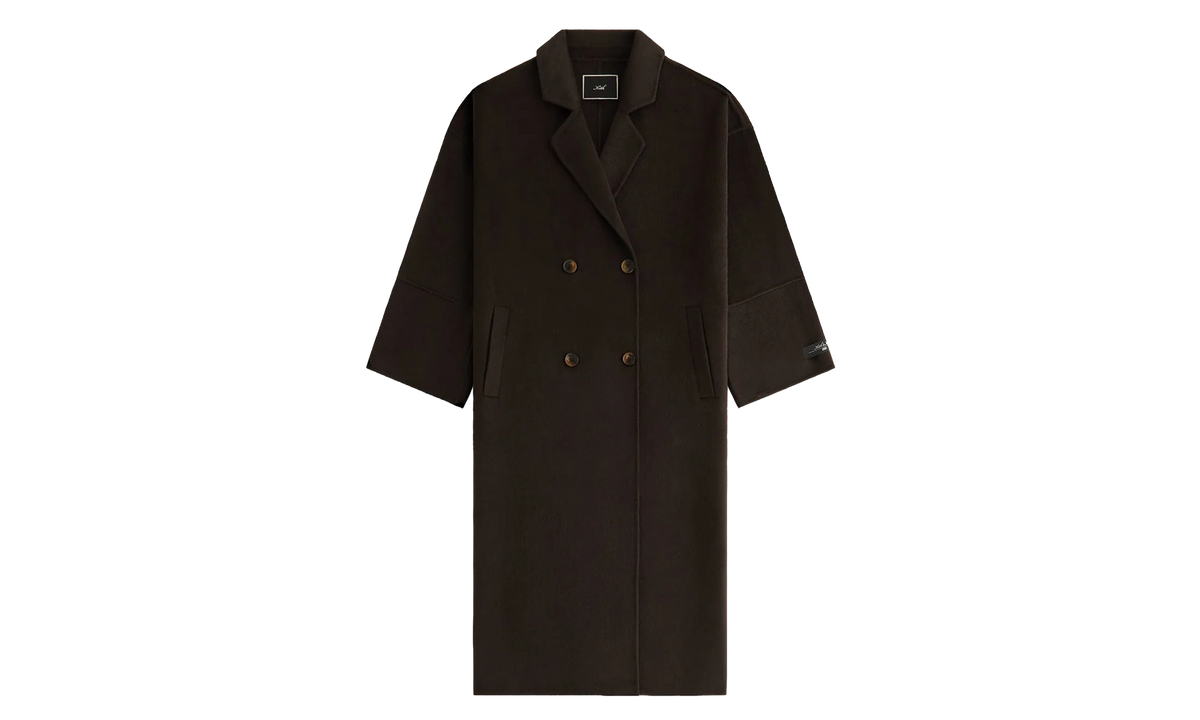 Merra Double Breasted Coat "Dark Brown" khw010217 244