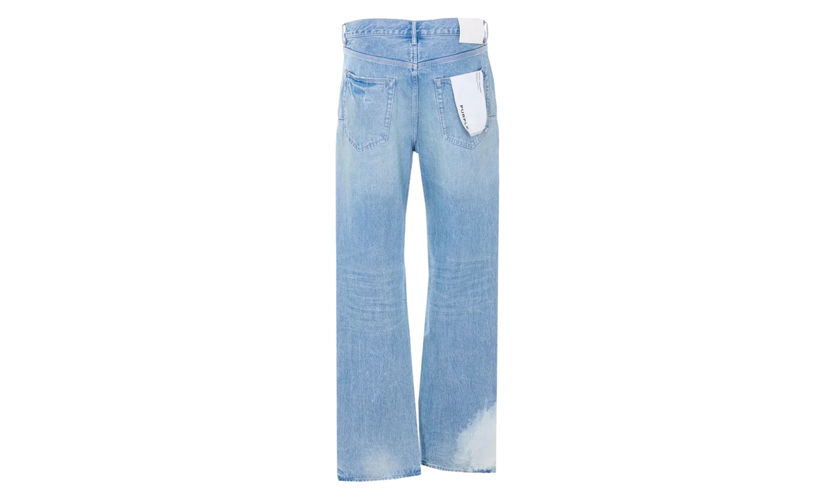 Repair Knee Blowout Jeans "Light Indigo" P011 GDBT226