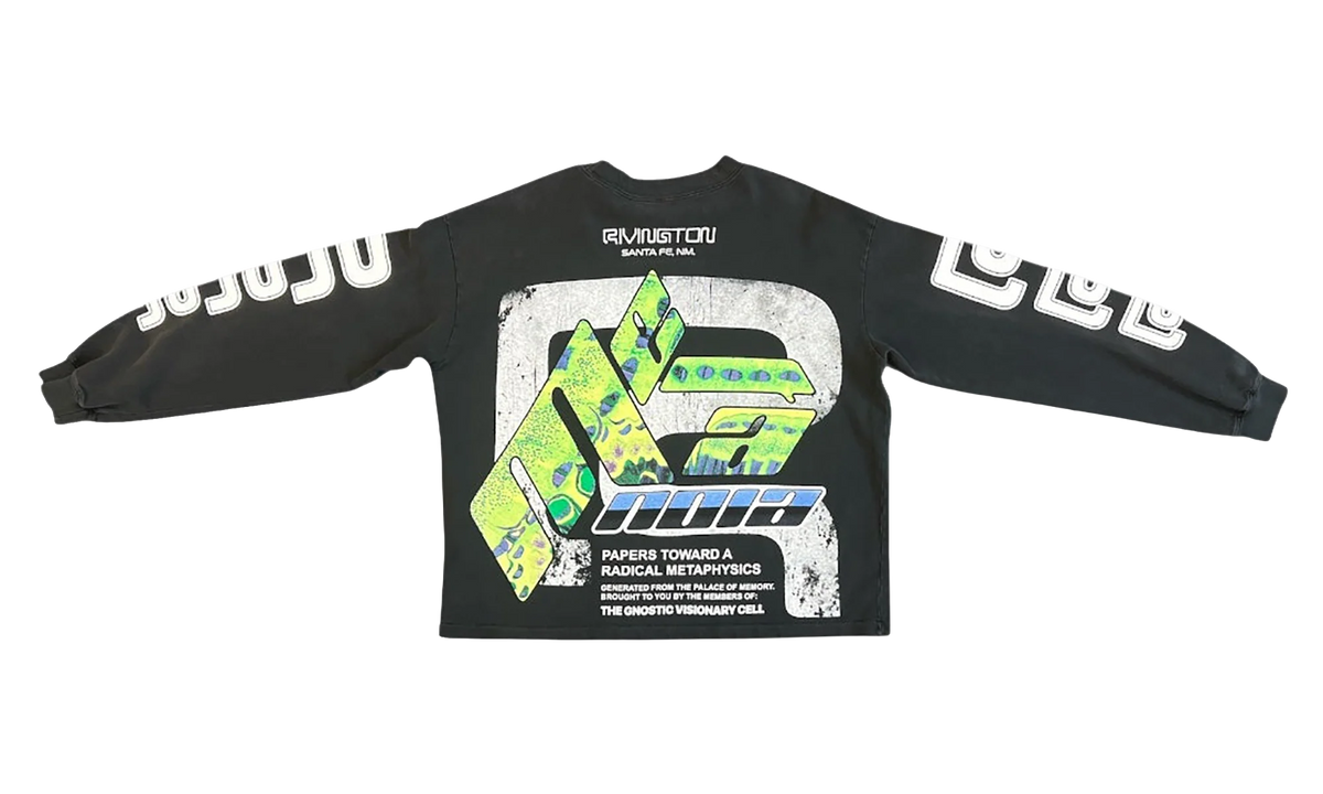 Radical Paper Garden Long-Sleeve Tee "Faded Black" RDCL LS06 FBLK