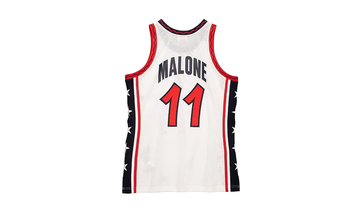 NBA Karl Malone Authentic Jersey "1996 USA Dream Team - White" AJY4CP20042 USAWHIT96KMA