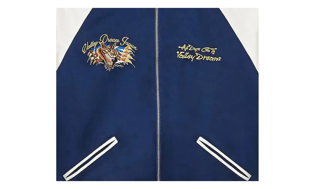 Navy Reverso Sukajan "Navy / Green" VAL151