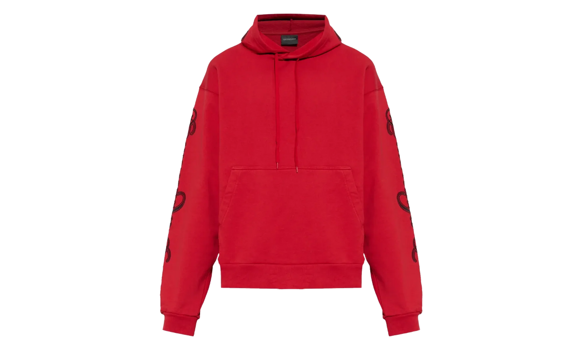 Oversized Hoodie "Red / Black" 858143 TTVM8 6167