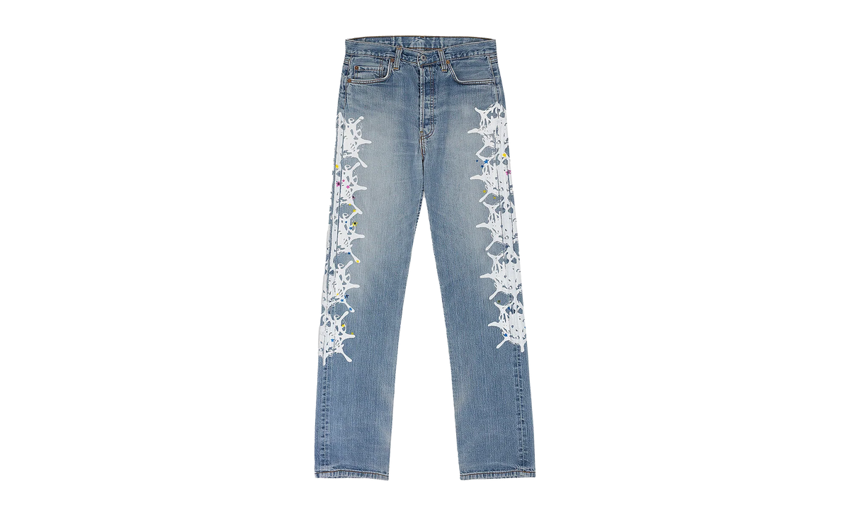 VINTAGE WEB STRAIGHT-FIT JEANS "Denim Blue" SP5der107
