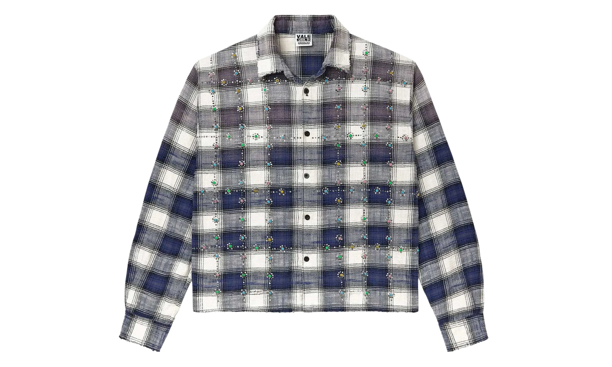 Vale Forever Sky Gems Flannel "'Navy'" VAL19