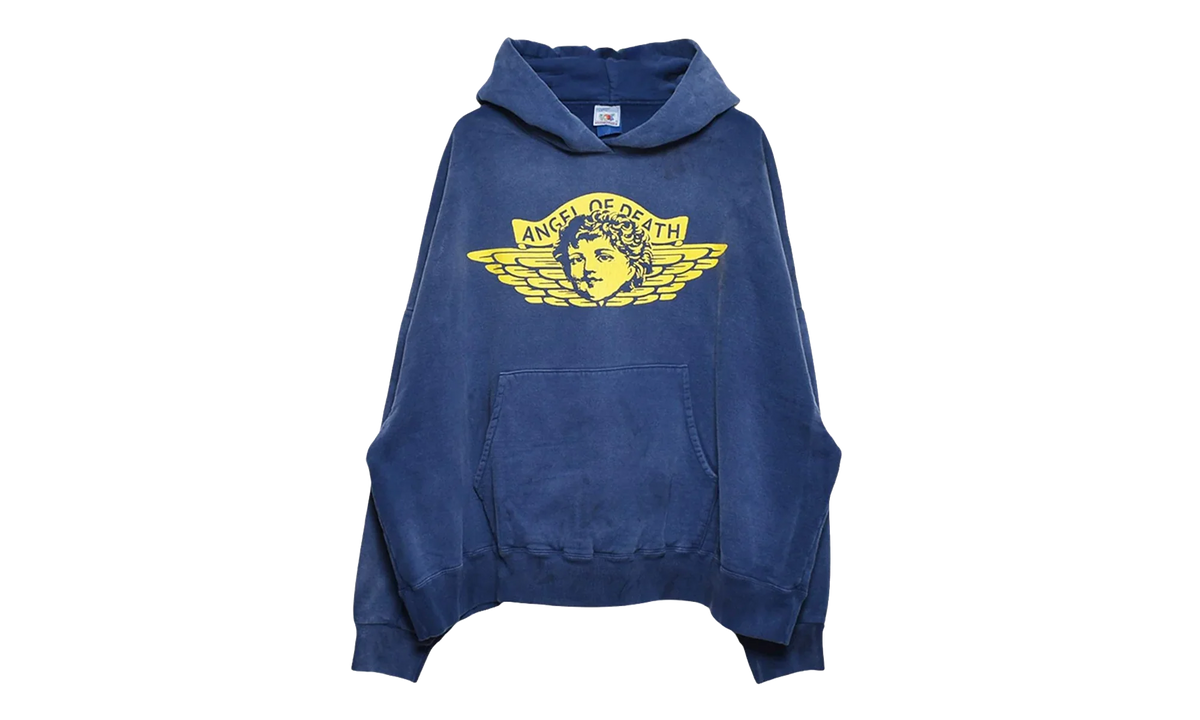 Angel of Death Logo Hooded Sweatshirt "Navy" SM YS1 0000 044