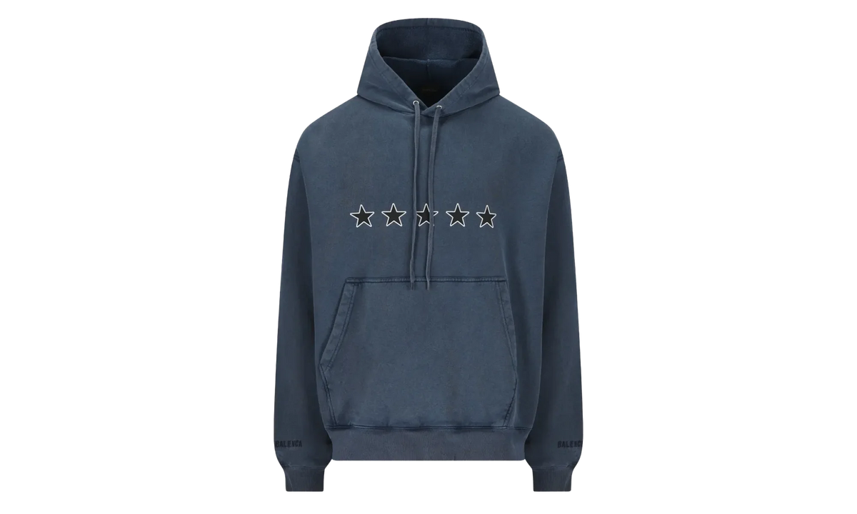 Oversized Drawstring Hoodie "Washed Navy" 858143 TTVL5 8806