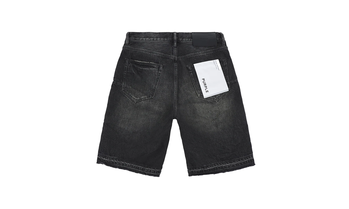 Smoke Worn Vintage Short "Black" P059 SWVB325