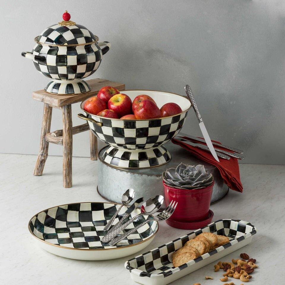MacKenzie-Childs Courtly Check Abundant Bowl