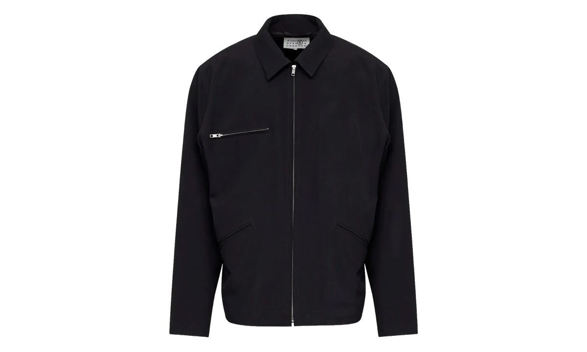 Light Wool Blend Zip Jacket "Black" SH0AM0069M35436900