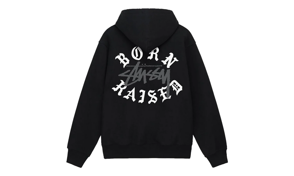 Born X Raised Logo Zip Hoodie "Black" STUS423