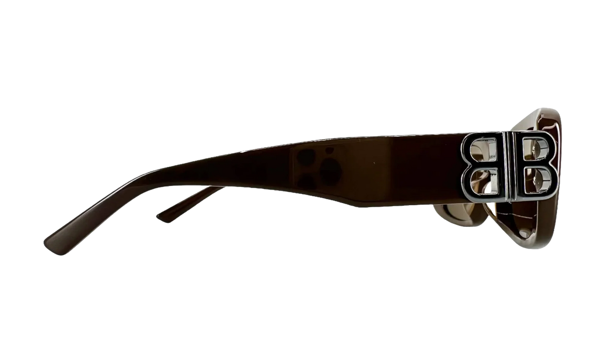 Acetate BB Hinge Oval Frame Sunglasses "Brown" BB0310SK 004
