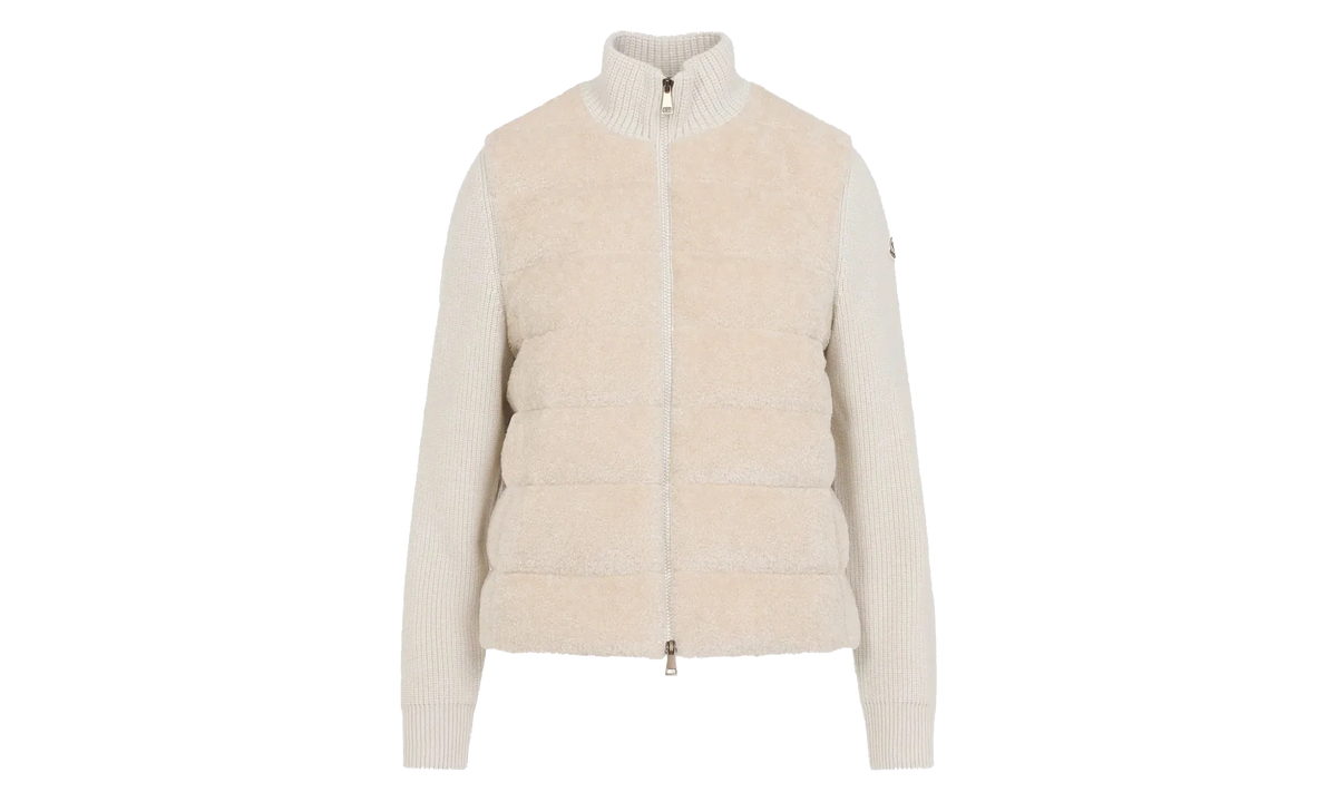 Stand Up Collar Zip Up Cardigan WMNS "White" MON53