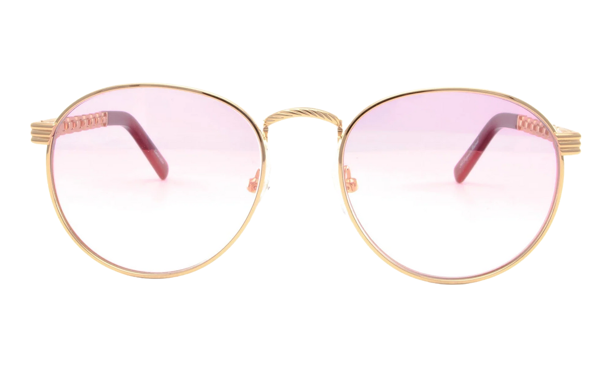 Miami Vice Equestrian Edition 24KT "Yellow Gold / Bright Pink Gradient Multi Flash" EQMV2 0002 20C1