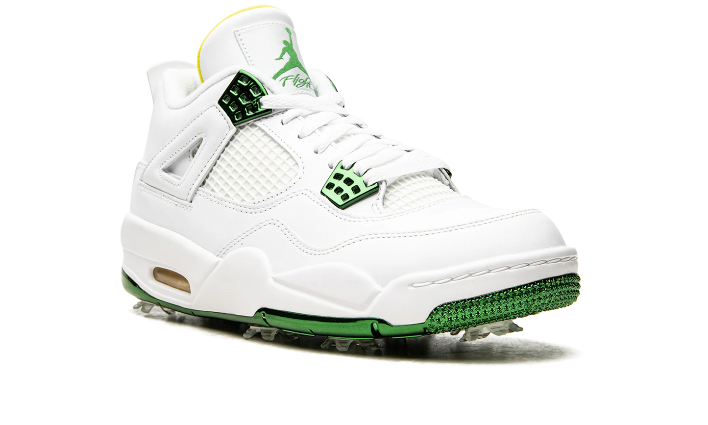 Air Jordan 4 Retro Golf "Metallic Green" CZ2439 100
