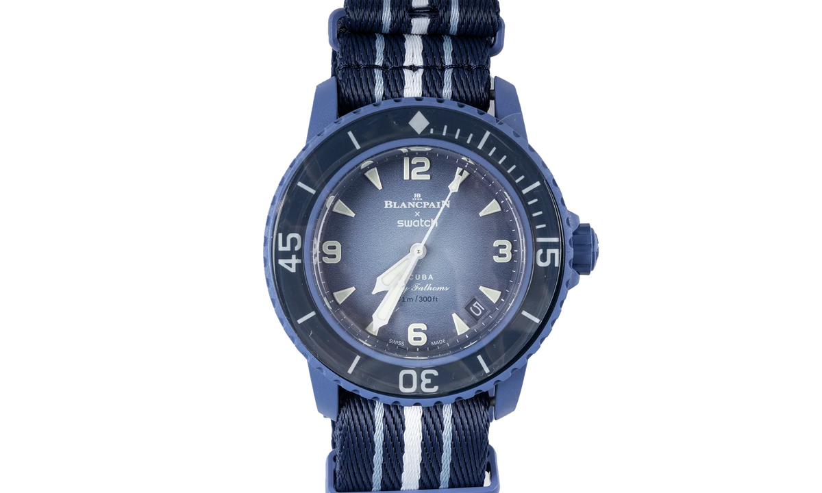 Blancpain x Swatch Scuba Fifty Fathoms "Atlantic Ocean" SO35A100