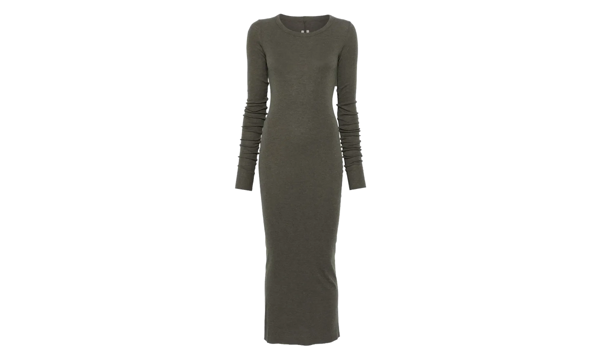 Abito Rib Long-Sleeve Dress WMNS "Bosco" RP02E4546 RJR 25