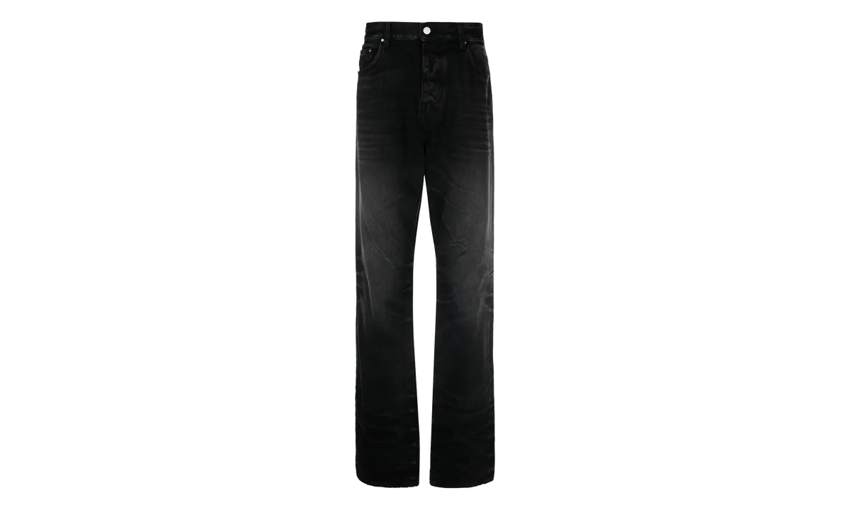 Stack Straight Jeans "Faded Black" AW23MDF001 518