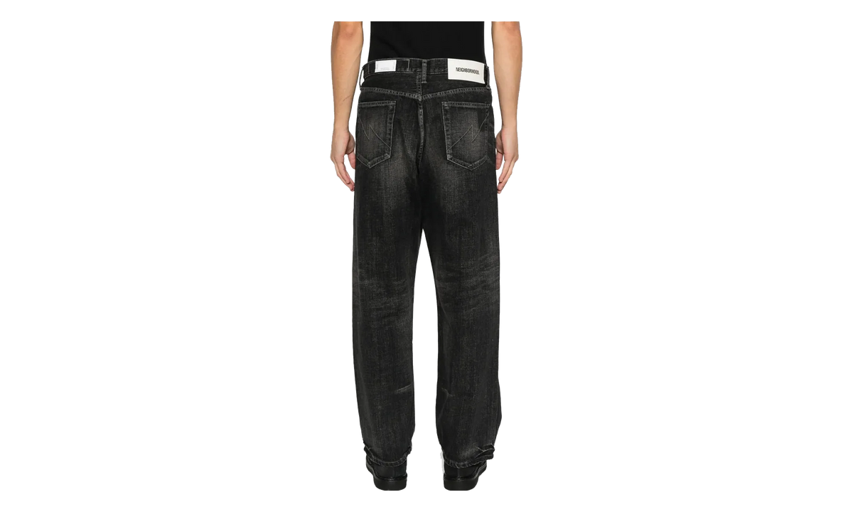 Washed Denim DPWide Pants "Black" 252XBNH PTM04 BLAC