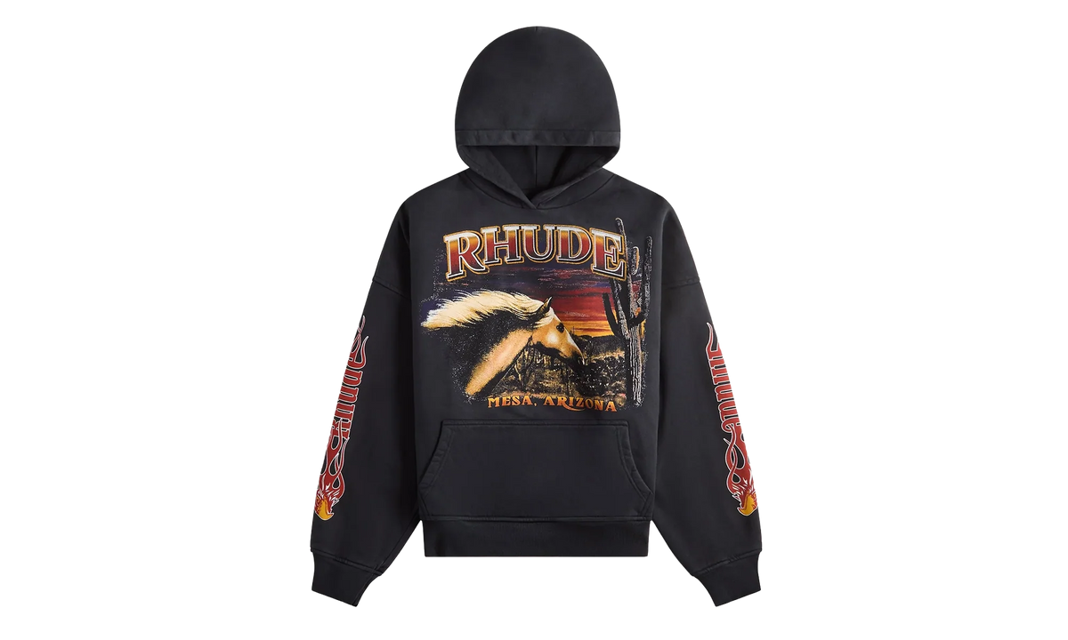 MESA STALLION HOODIE "Vintage Black / Red / Yellow" RHFW25HO04012 3169