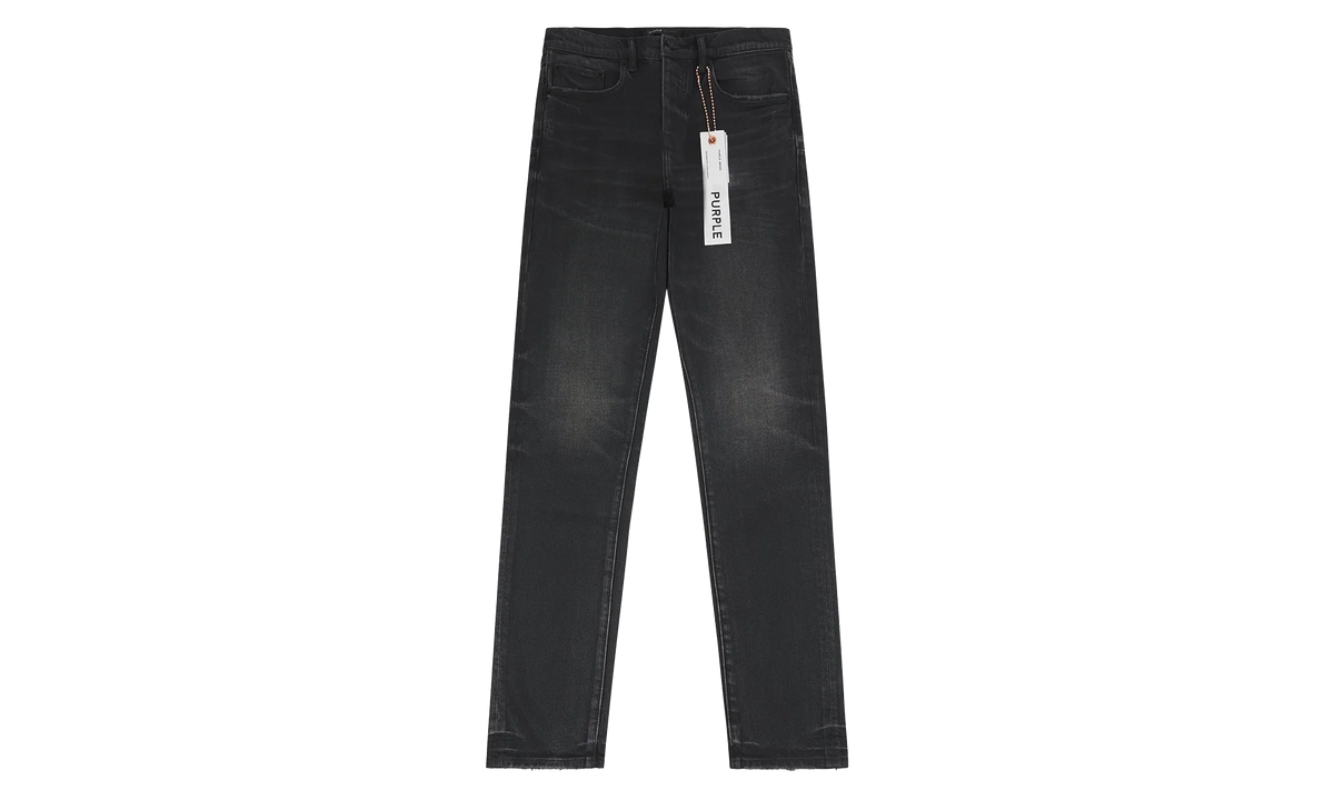 Double Dip Coated Straight Leg Denim "Black" P005 DDCV125