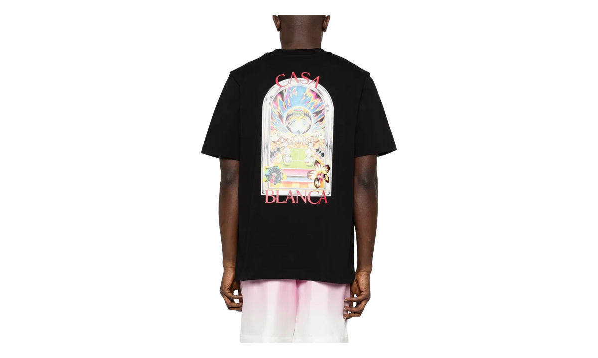 Tennis Landscape T-Shirt "Black" MSS26JTS00109