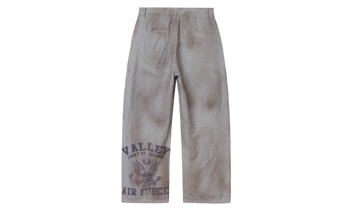 Pinstripe Work Pants "White / Black" VBKB9X80