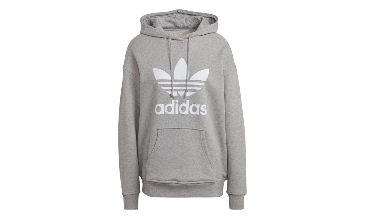Originals Trefoil Hoodie WMNS "GREY HEATHER" H33589