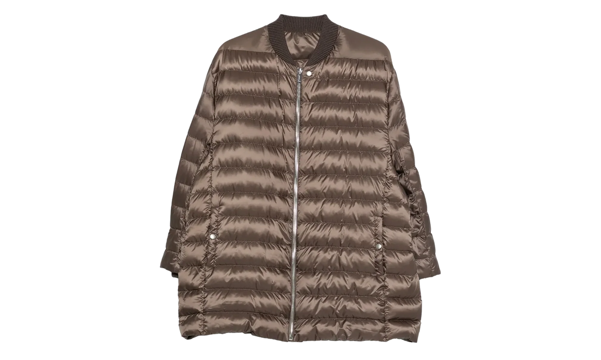 Rick Owens Woven Flight Parka Jacket "Dark Dust" MON35