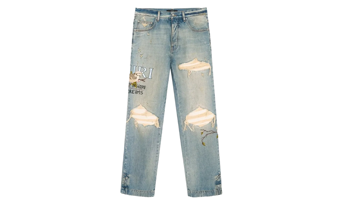 Chateau MX1 Straight Flare Jeans "Aged Indigo" AMBMJE1065 921