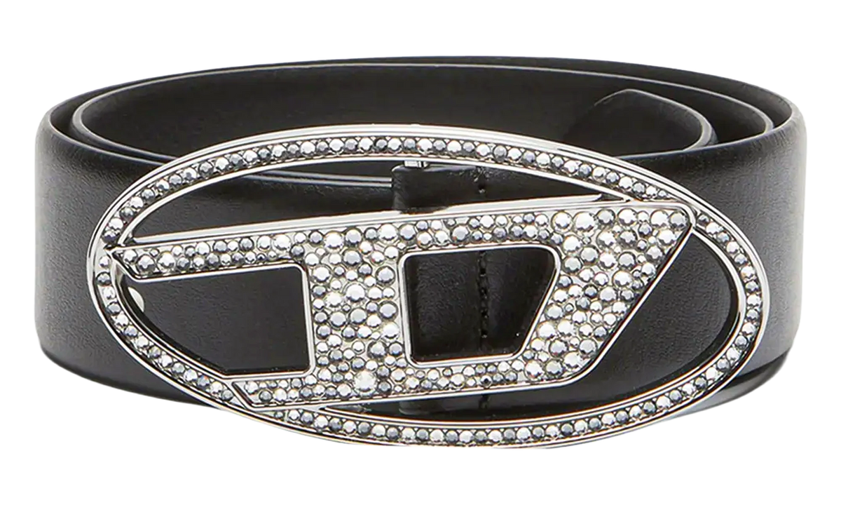B 1DR Strass Belt "Black" X09611 P6364 T8013