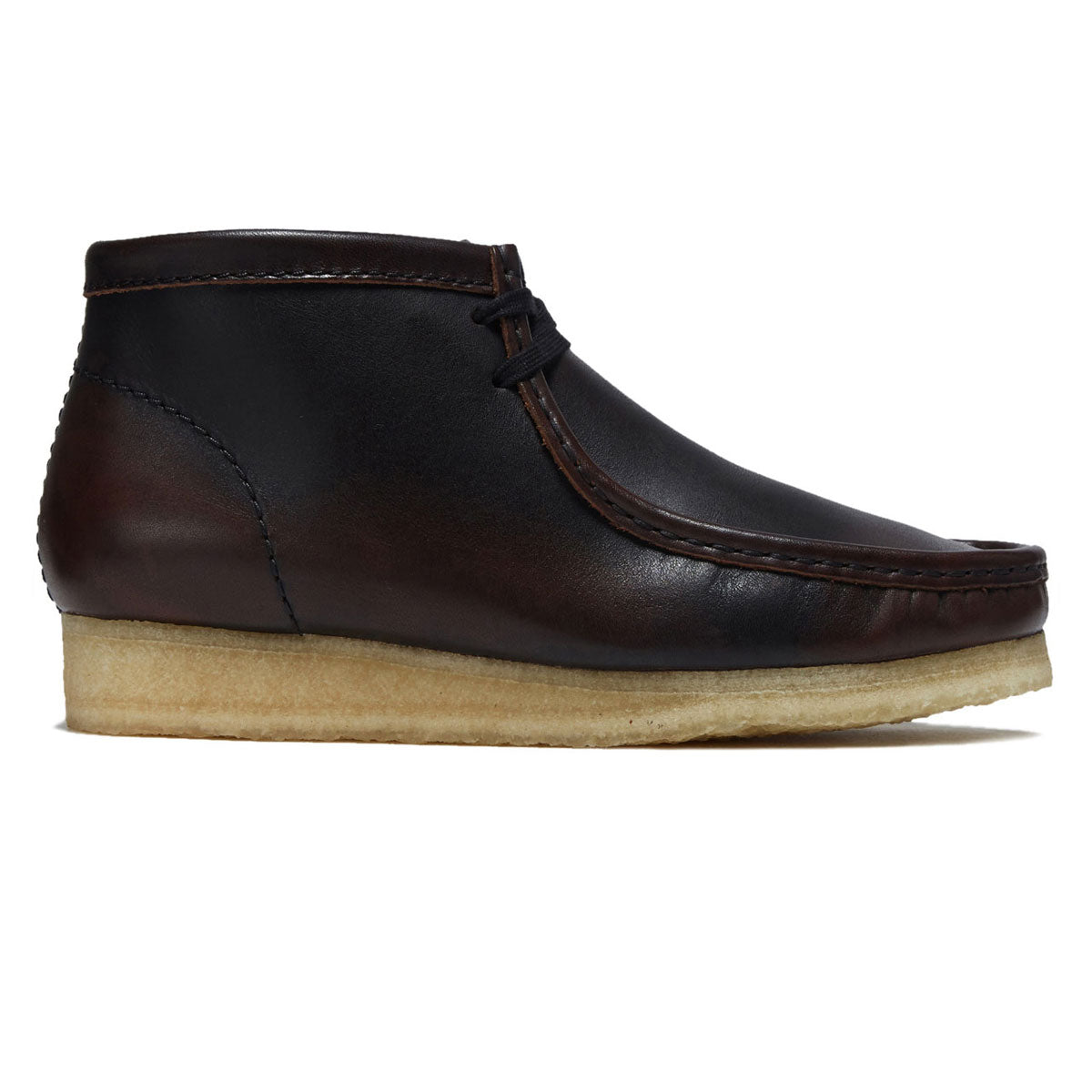 Clarks Wallabee Boots - Dark Tan Combi