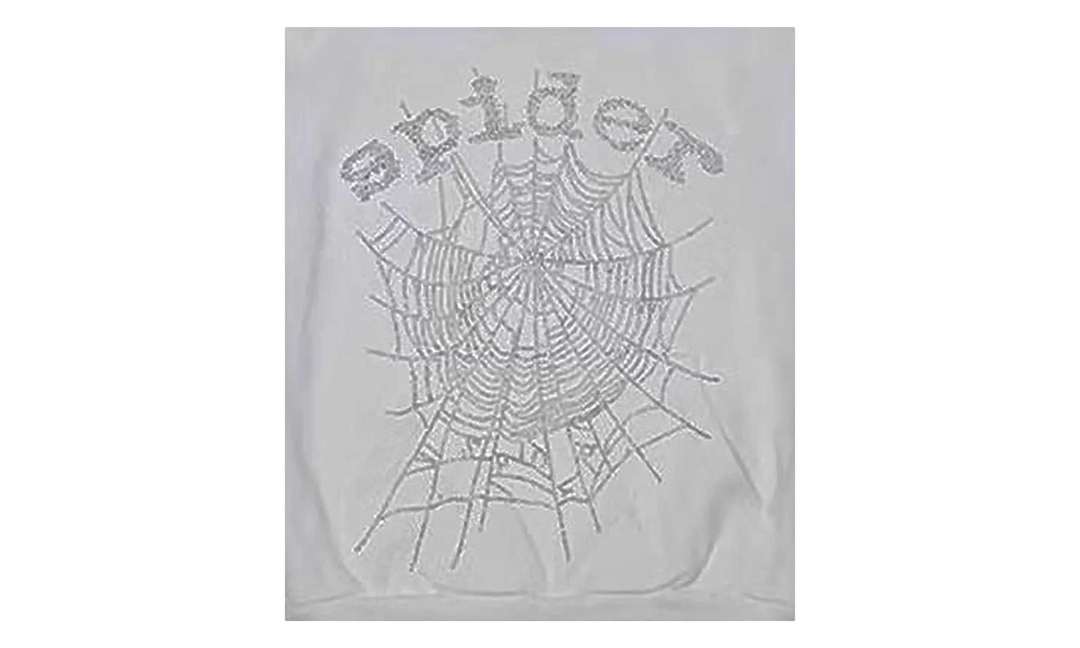 OG Rhinestone Logo Hoodie "White" SP5der340