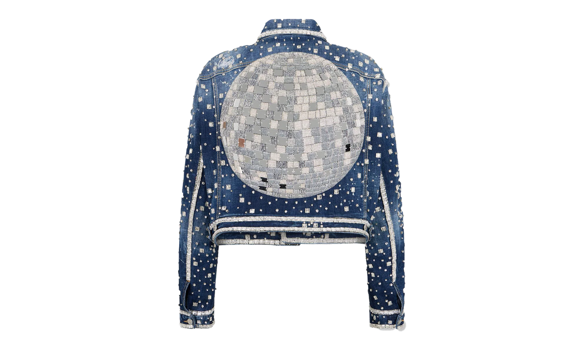 Discoball Boxy Jean Jacket "Navy Blue" S72AM1098S30664470