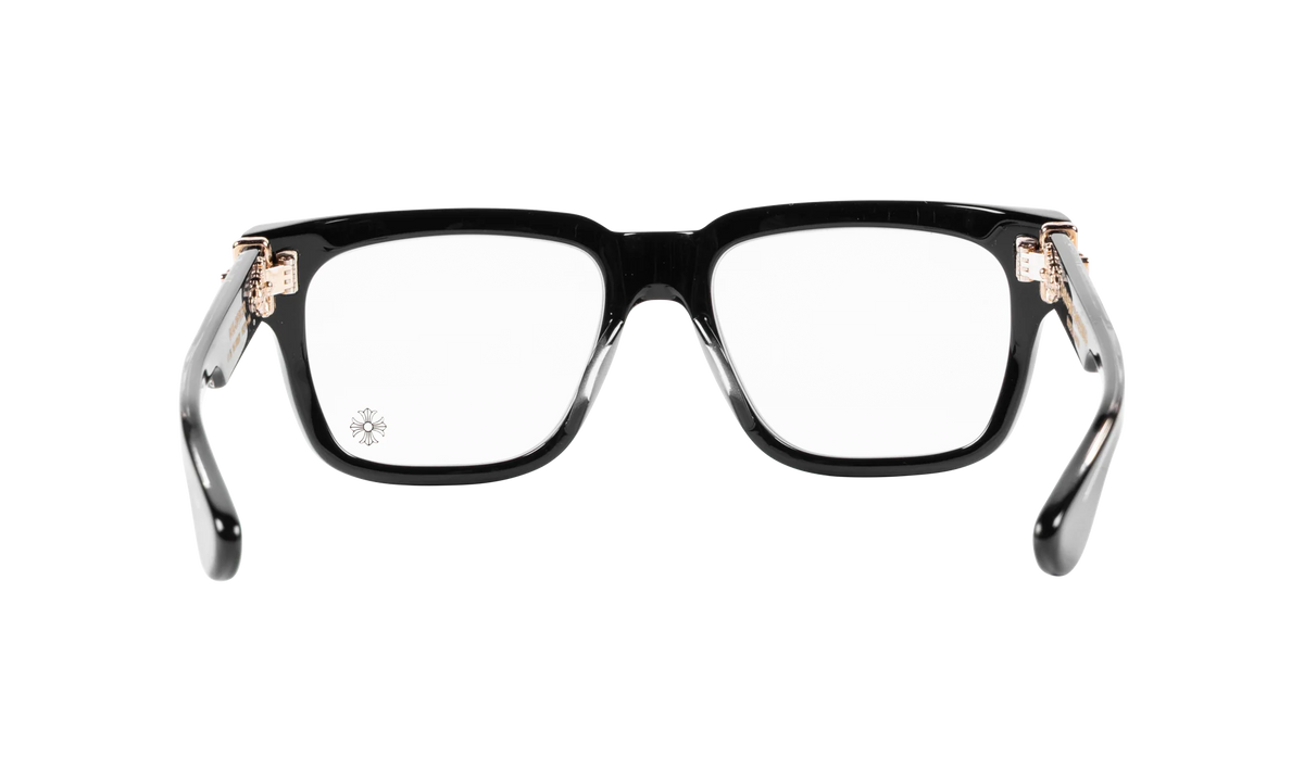 Box Officer Eye Glasses "Black Gold plated “18 KG" CHRM0937