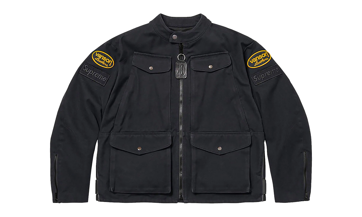 Vanson Leathers® Cordura® Jacket "SS26 - Black" SU27117
