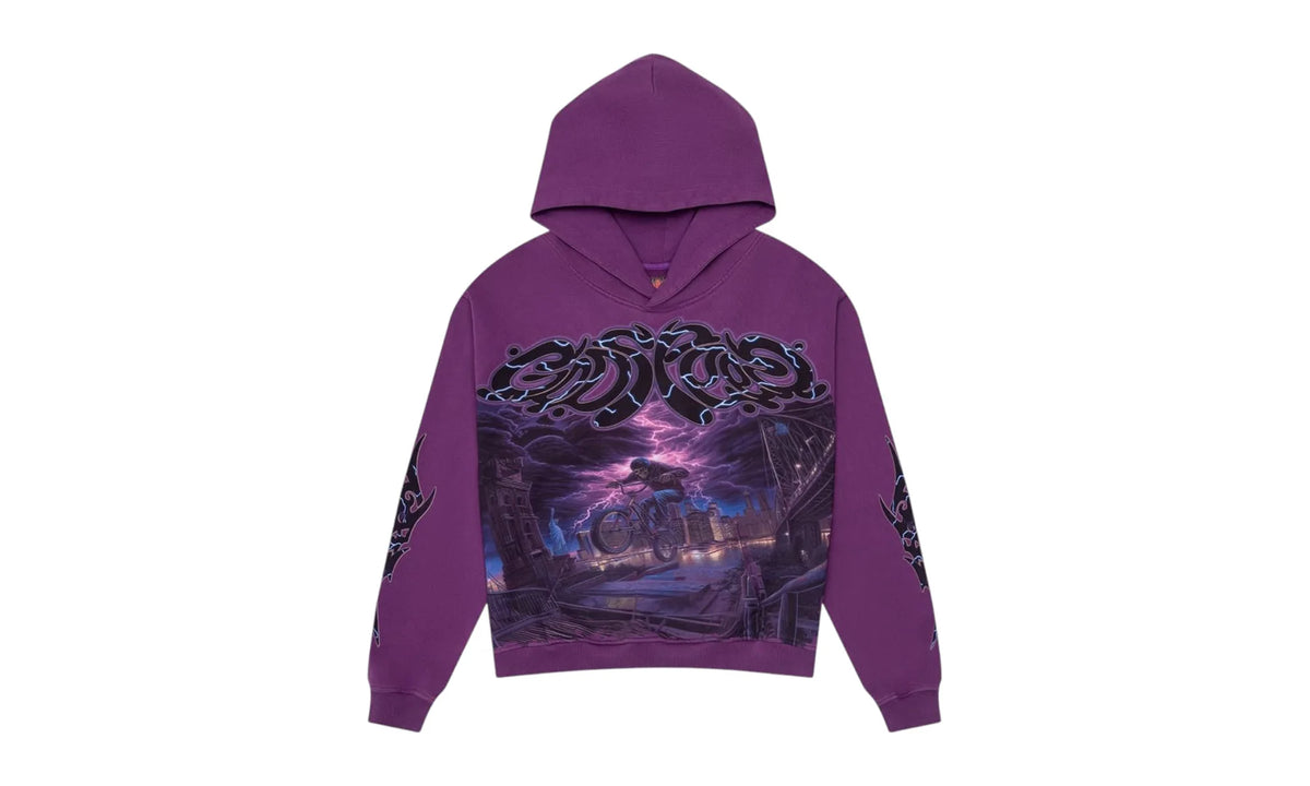 B.M.X. Hoodie "Purple" BB029IEJ