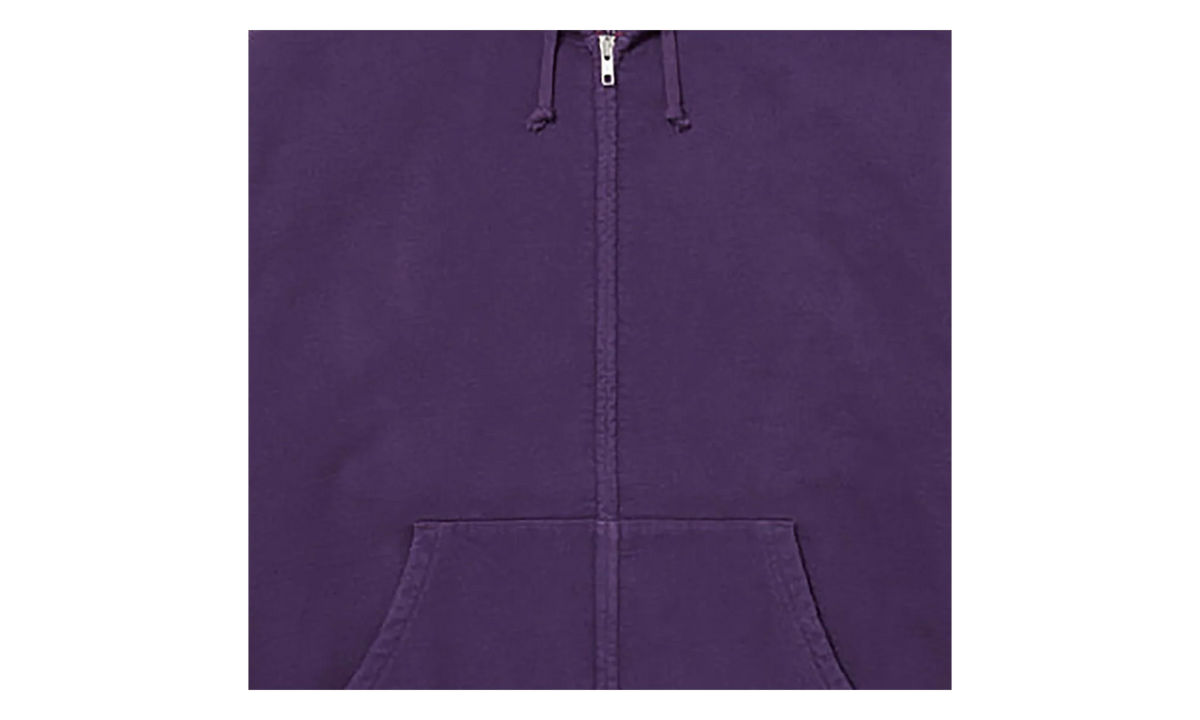 Cut Out Zip Up Hoodie "Dark Purple" SU27263