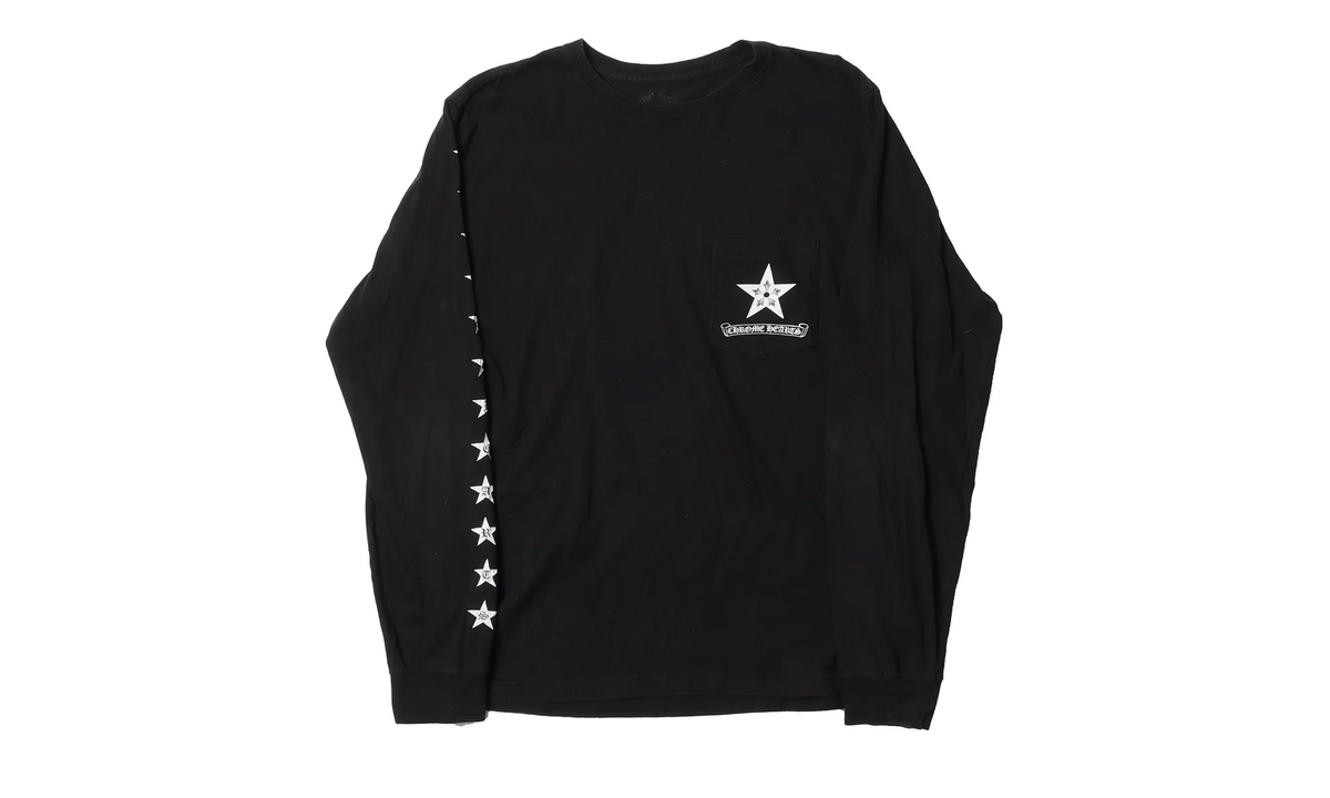 Stars Long Sleeve T-Shirt "Black" CHRM0689