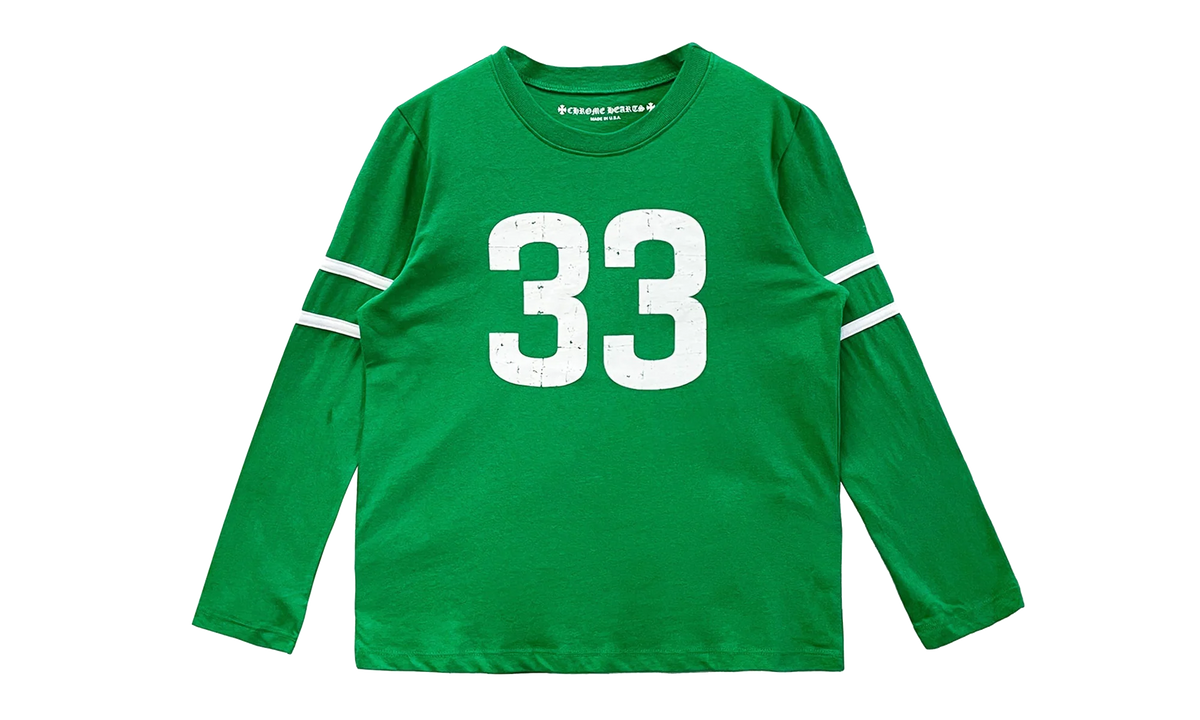 33 Horseshoe Logo Long Sleeves Tee "Green" CHRM0766