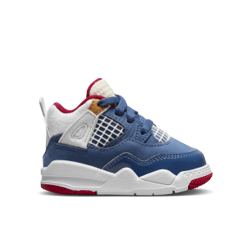 Air Jordan 4 Retro (TD) Messy Room - French Blue/White